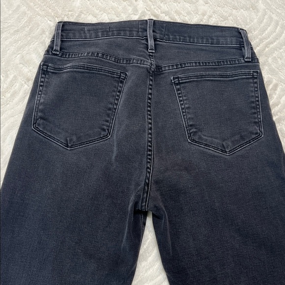 FRAME Le Nouveau Cropped Mid Rise Straight Leg Jeans - Picture 6 of 11